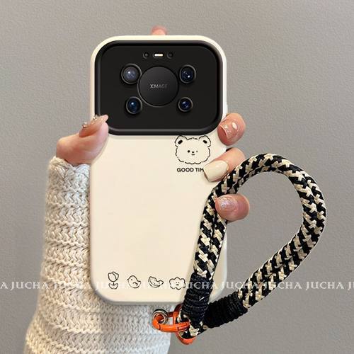 简约小熊华为Mate80轻奢手机壳