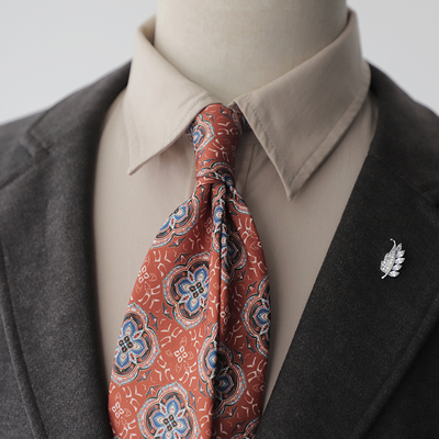 复古韩版9CM大款街头风绅士领带