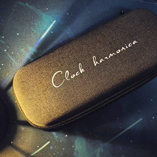 Clock半音阶口琴收纳包加厚EVA布包通用12孔/16孔口琴