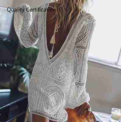Contrast Ruffles Floral Mini Party Hollow out Dress