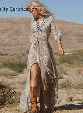 2020 new Loose Party Evening Beach Long Maxi Dress