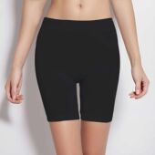 women女士纯色无缝五分裤 Solid 子 cropped pants color seamless