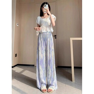 loose waisted hanging pants women 女士高腰宽松垂感裤 for High