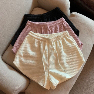Sports Wide 运动系绳阔腿三分裤 Shorts Lace Waist High Leg