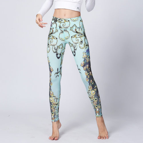 High waisted tight elastic yoga pants 高腰紧身弹力运动瑜伽裤