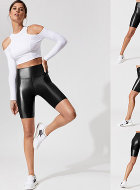 运动短裤女紧身裤速干跑步训练高腰提臀瑜伽健身裤sports Shorts