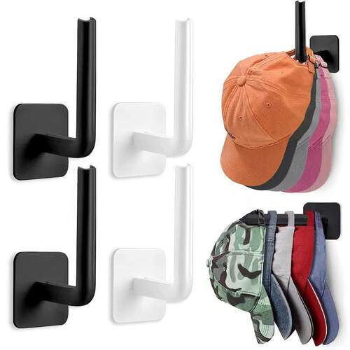 Cap Holder Hat Rack for Baseball Caps Adhesive Hat Hooks for