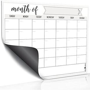 weekly monthly planner magnetic dry erase fridge board note