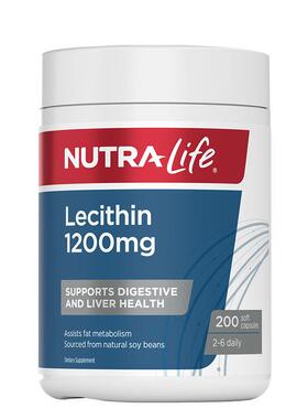 直邮进口新西兰NutraLife纽乐大豆卵磷脂200粒中老年清心血管健康