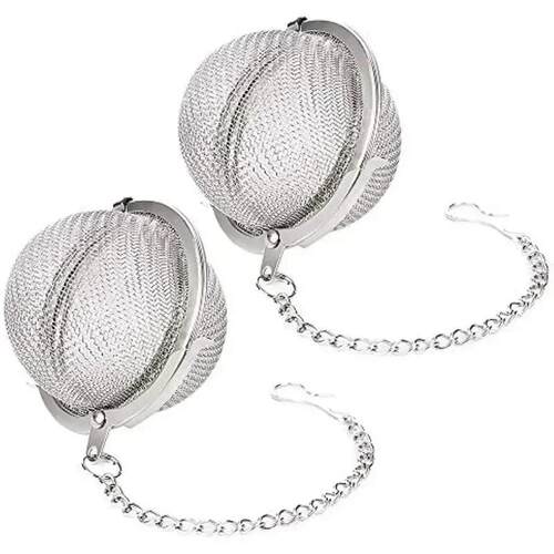 Stainless Steel Tea Ball, 2.04 Inch Mesh Tea Infuser Straine