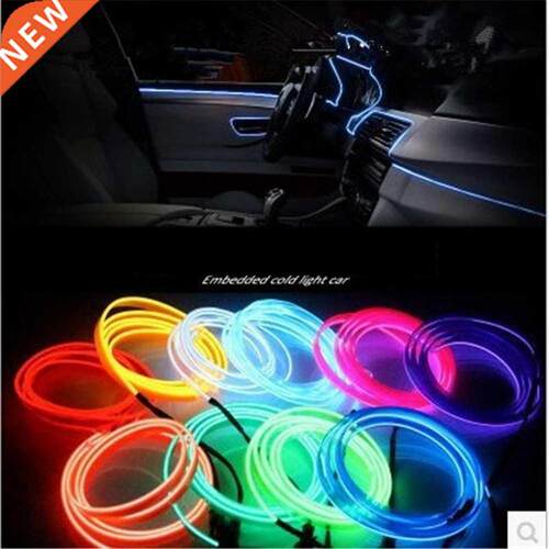 1/2/3M Car Interior Light Bmbient Lights El Neon Led Strip