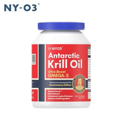 NYO3挪威进口纯南极阿蒙森磷虾油90粒59%磷脂深海鱼油升级omega3