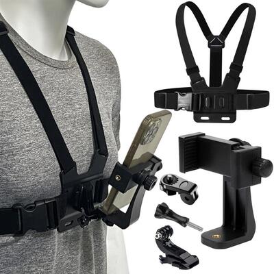Phone Chest Strap Mount Belt for Iphone 14 Holder Mobile Sma