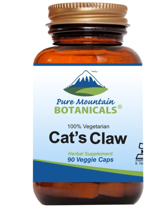 美国 Pure Mountain Botanicals 猫爪草胶囊1000毫克秘鲁猫爪草
