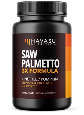 美国HAVASU NUTRITION锯棕榈含刺荨麻和南瓜籽泌 前列腺男士健康