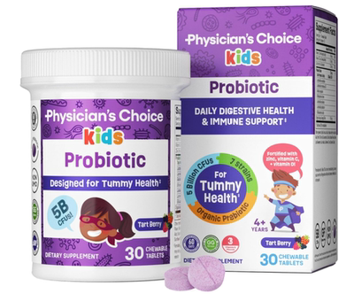 美国Physician's CHOICE 儿童益生菌 7 种菌株维生素和矿物质