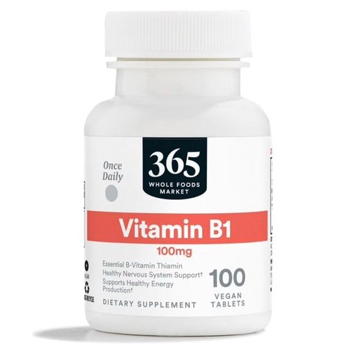 美国365 by Whole Foods Market 维生素B1 100毫克素食100片