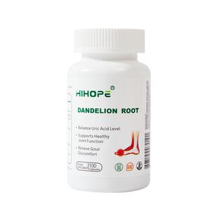 美国Hihope芹菜籽胶囊dandelion root尿酸降含蒲公英根100粒