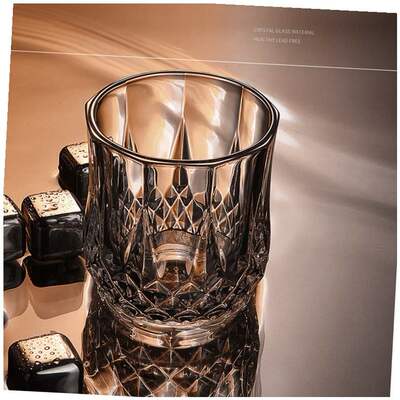 red wine set crystal whiskey glasses old fashioned glass cup