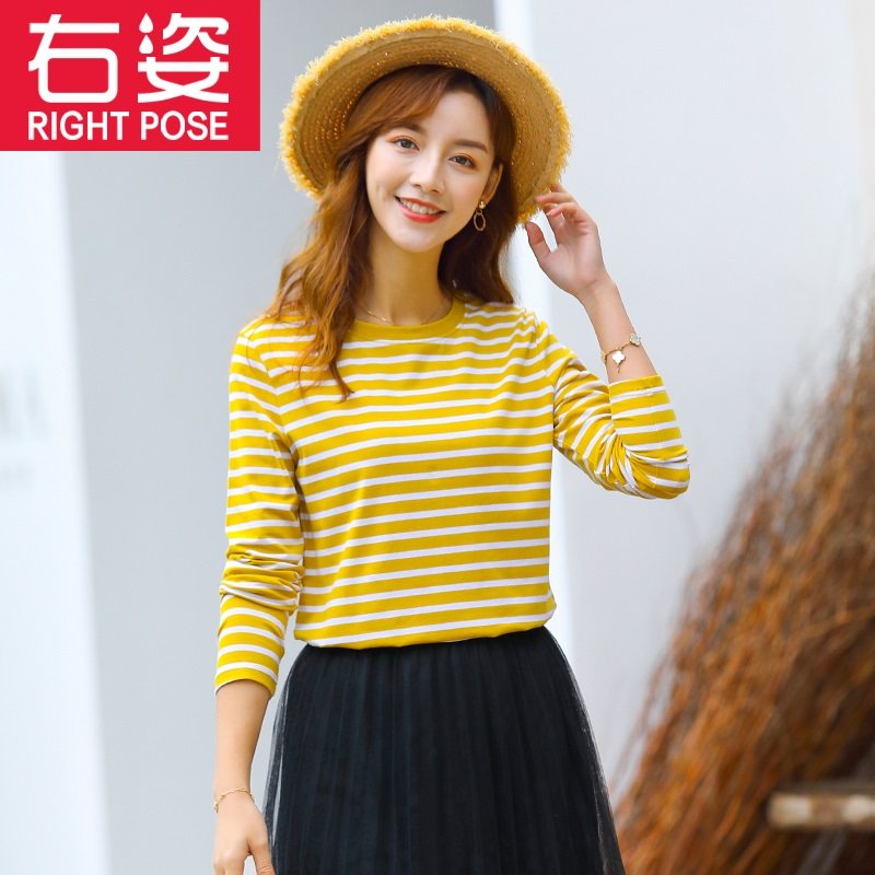 秋裝2019新款韓版ins春秋打底衫內搭長袖t恤女百搭潮寬松上衣秋季在類目 女裝/女士精品, T恤中 - 來自Buy2taobao.com提供專業的淘寶代購服務