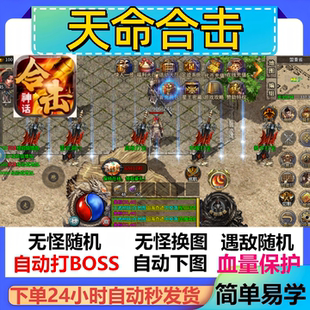 天命合击辅助脚本云手机定计时现货传奇挂机盒子全自动神器黑科技