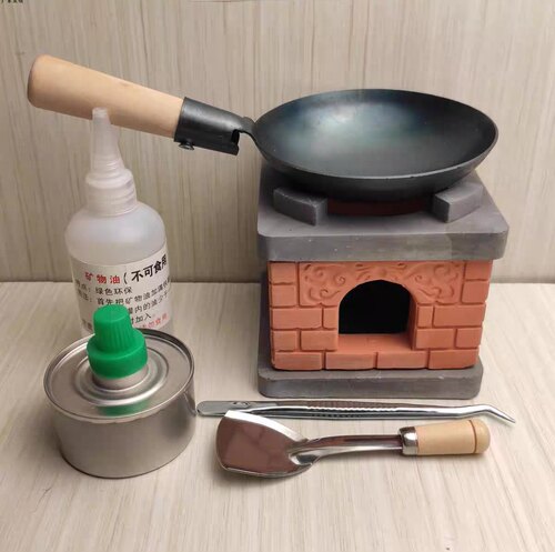 迷你小厨房真煮做饭全套厨具配件