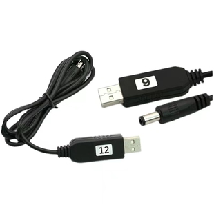 USB5V升压9V12V升压线移动电源充电宝模块无线路由器猫交换机供电