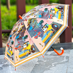 透明雨伞儿童加厚轻便耐用可爱女孩男孩宝宝安全幼儿园小学生防雨