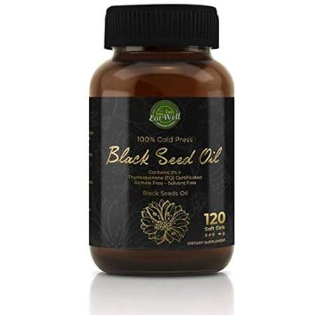 Black Seed Oil 500mg per Serving- 120 Softgel Capsules-