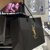 杨树林纸袋衣服包包礼品袋ysl香水礼盒包装 购物袋伴手礼手提袋