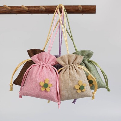 良角可挂式香包香囊空袋子