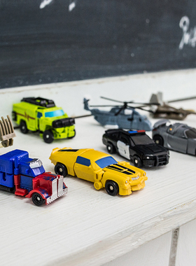 变形玩具汽车 儿童益智模型男孩生日礼物机器人手办 蒙巴迪MBD101