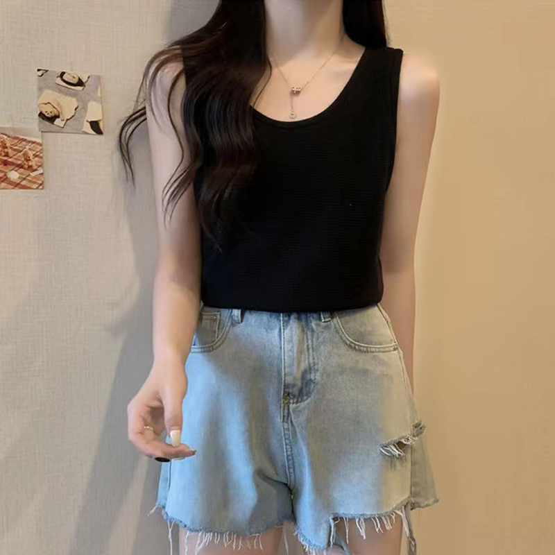 大码吊带背心女春秋新款内搭打底衫无袖t恤夏季薄款外穿上衣胖mm