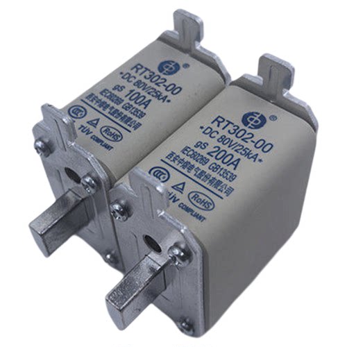 中熔RT302-80VDC储能熔断器
