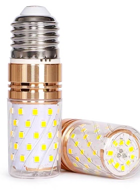 led超亮节能玉米灯泡e14e27大螺口家用室内水晶吊灯白光光源2021