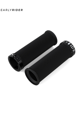 EARLYRIDER自行车把套黑色防滑纹理山地车把套配件