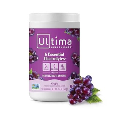 Ultima Replenisher Daily Electrolyte Drink Mix – Grape， 9