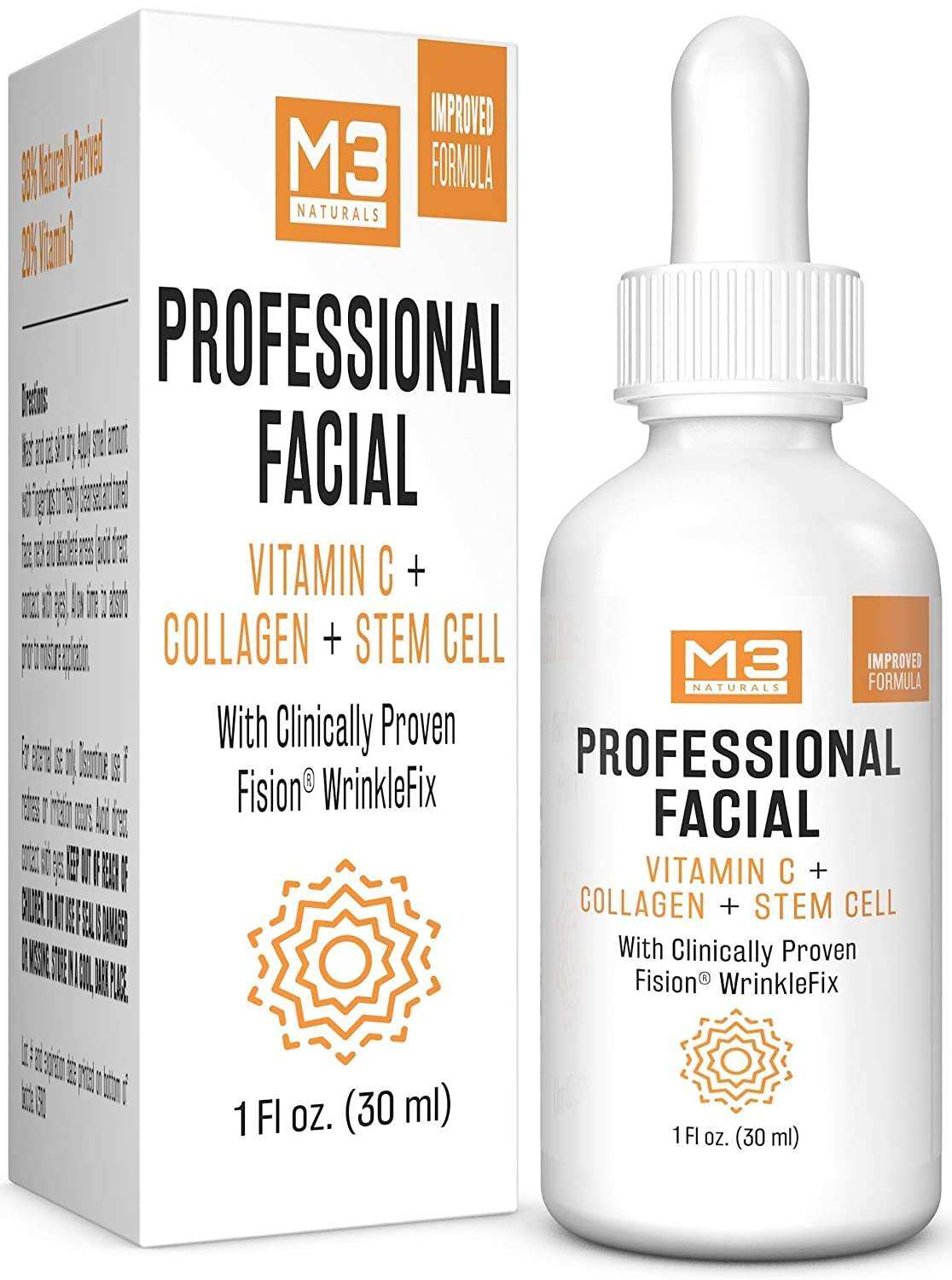m3 naturals professional facial infused with clinically prov
