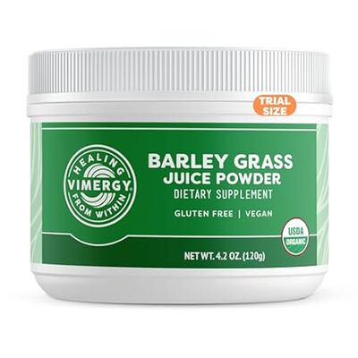 Vimergy USDA Organic Barley Grass Juice Powder， Trial Siz