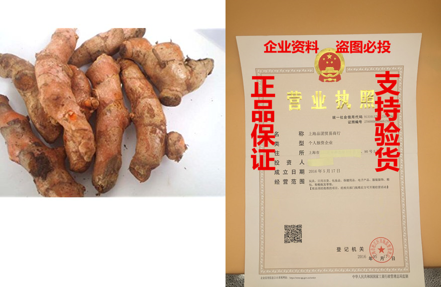 fresh yellow turmeric root - 1lb