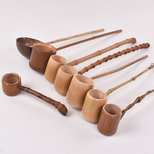 日式竹制茶勺舀水勺分茶勺煮茶