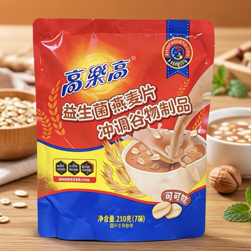 【限用日期2027.3.15】可可味益生菌燕麦片