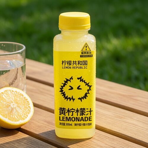 临期特价 柠檬共和国 酸爽黄柠檬果汁饮料【限用日期2026.7.10】