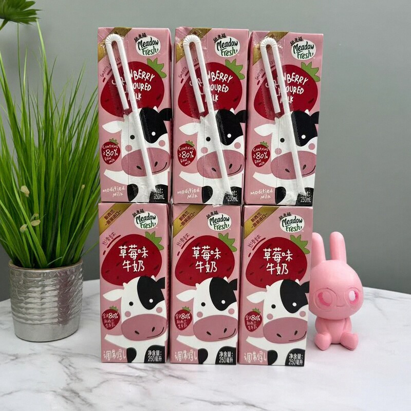 【限用日期2025.12.29】临期特价 新西兰进口草莓味牛奶250ml*6瓶
