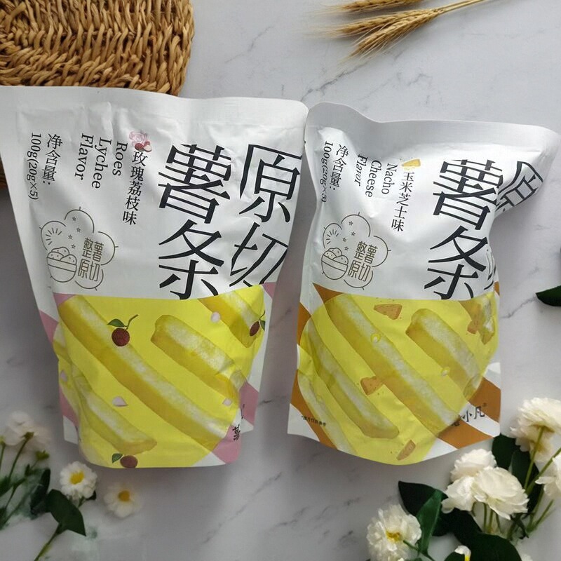 【限用日期2025.12.19】临期特价 原切薯条玉米芝士味/玫瑰荔枝味