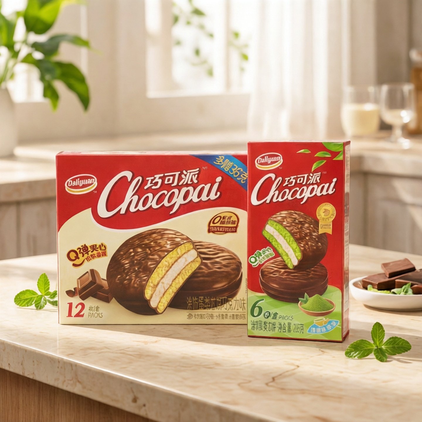 【限用日期2026.5.9】巧克力味/清新抹茶味夹心蛋糕系列,零食/坚果/特产,夹心面包,淘宝优惠券,粉丝福利购,淘宝优惠卷