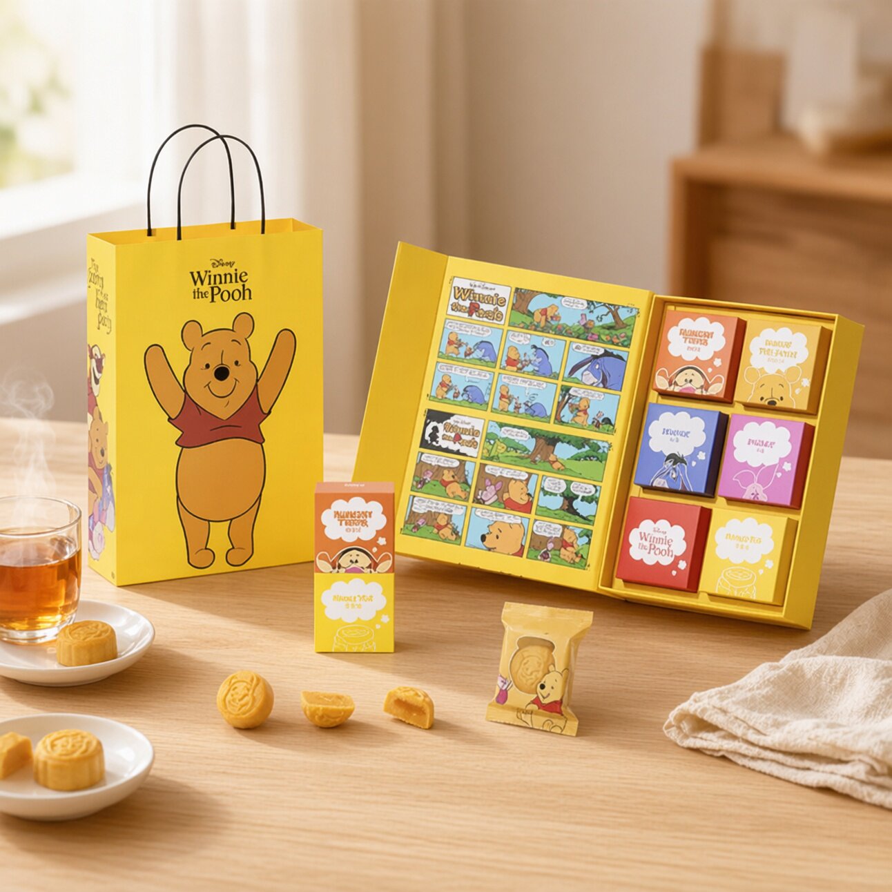 临期特价 维尼熊/草莓熊中秋糕点礼盒【限用日期2026.11.11】