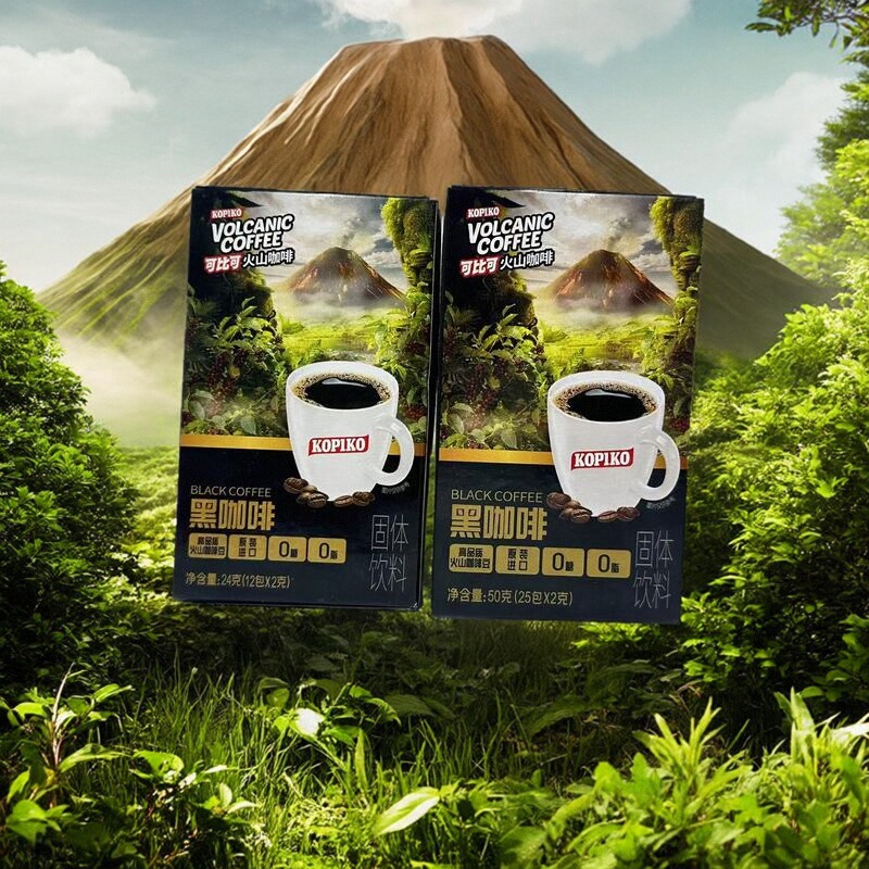 【限用日期2026.10.7】可比可火山黑咖啡50g*25包/24g*12包