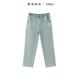 哈伦裤 bbfer本依凡冬季 松紧腰浅色萝卜裤 女长裤 SSSNZ0133 牛仔裤
