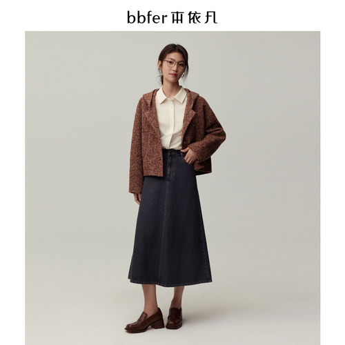 半身裙本依凡美式复古